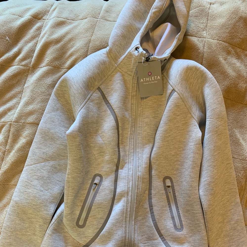NWT Athleta jacket gray